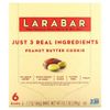 Larabar, The Original Real Fruit & Nut Bar, печенье с арахисовой пастой, 6 батончиков по 48 г (1,7 унции)