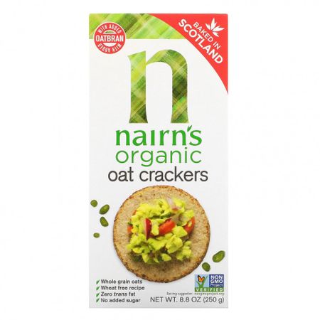 Nairn's, Натуральные овсяные крекеры, 8,8 унций (250 г)