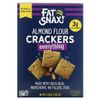 Fat Snax, Крекеры из миндальной муки, все, что угодно, 120,5 г (4,25 унции)