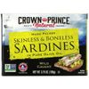 Crown Prince Natural, Сардины, очищенные от костей и кожи в чистом оливковом масле 3,75 унц. (106 г)