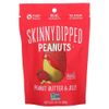 SkinnyDipped, Peanuts, арахисовая паста и желе, 99 г (3,5 унции)