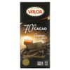 Valor, темный шоколад с карамелью и морской солью, 70% какао, 100 г (3,5 унции)