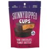 SkinnyDipped, Cups, темный шоколад с арахисовой пастой, 90 г (3,17 унции)