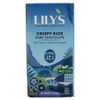 Lily's Sweets, Плитка темного шоколада с 55% какао, хрустящий рис, 85 г (3 унции)