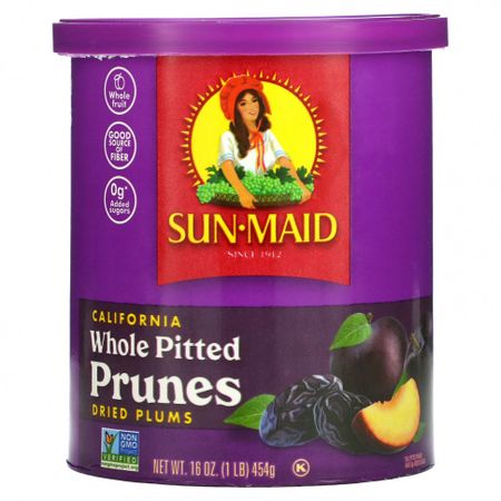 Sun-Maid, Калифорнийский чернослив без косточек, сушеные сливы, 454 г (16 унций)