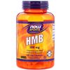 NOW Foods, HMB, смесь для спортивного восстановления, 500 мг, 120 растительных капсул