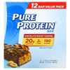 Pure Protein, протеиновый батончик, шоколад с арахисом и карамелью, 12 батончиков по 50 г (1,76 унции)