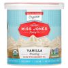 Miss Jones Baking Co, Органическая глазурь, ваниль, 320 г (11,29 унции)