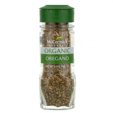 McCormick Gourmet, Органический, орегано, 14 г (0,5 унции)