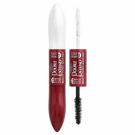 L'Oreal, Double Extend Beauty Tubes, тушь для ресниц, оттенок 575 угольно-черный, 5,2 мл (0,17 жидк. унции)/5 мл (0,16 жидк. унции)