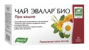 Эвалар БИО Чай при кашле фильтр-пакеты 20 шт