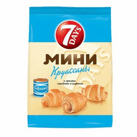 Круассан-мини 7 Days вареная сгущенка, 200 г