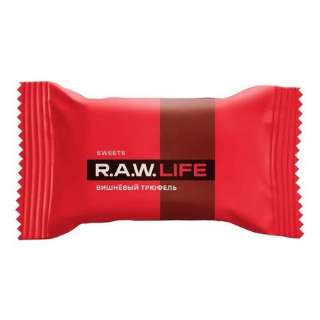 Конфета R.A.W. LIFE Вишневый трюфель, 18 г