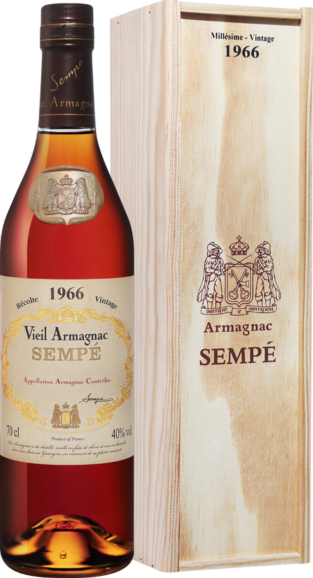 Sempe Vieil Vintage 1966 Armagnac AOC (gift box)