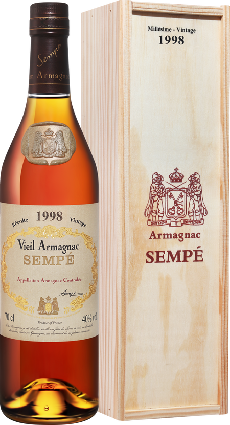 Sempe Vieil Vintage 1998 Armagnac AOC (gift box)
