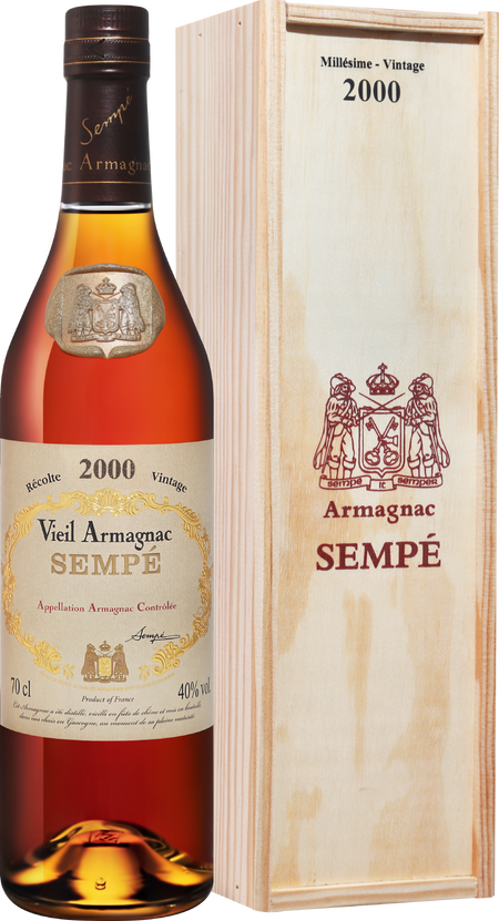 Sempe Vieil Vintage 2000 Armagnac AOC (gift box)