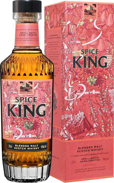 Wemyss Malts Spice King Blended Malt Scotch Whisky (gift box)