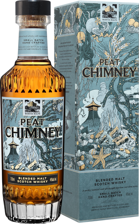 Wemyss Malts Peat Chimney Blended Malt Scotch Whisky (gift box)
