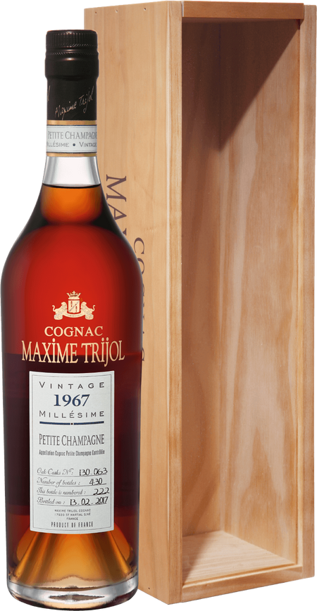Maxime Trijol Cognac Petite Champagne 1967 (gift box)