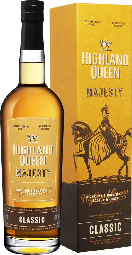 Highland Queen Majesty Classic Single Malt Scotch Whisky (gift box)