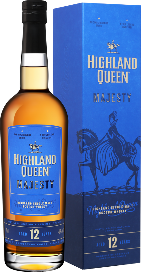 Highland Queen Majesty Single Malt Scotch Whisky 12 y.o. (gift box)