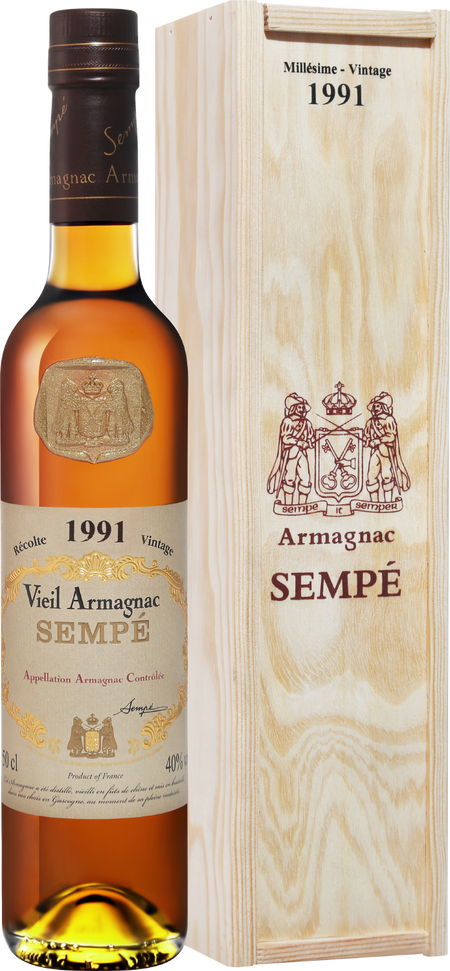 Sempe Vieil Vintage 1991 Armagnac AOC (gift box)