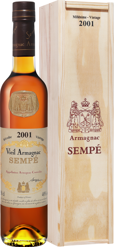 Sempe Vieil Vintage 2001 Armagnac AOC (gift box)
