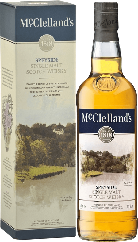 McClelland's Speyside single malt scotch whisky (gift box)