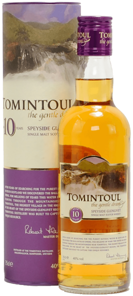 Tomintoul Speyside Glenlivet Single Malt Scotch Whisky 10 YO (gift box)