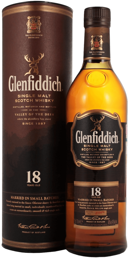 Glenfiddich 18 Years Old Single Malt Scotch Whisky