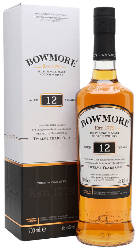 Bowmore Islay Single Malt Scotch Whisky 12 y.o. (gift box)