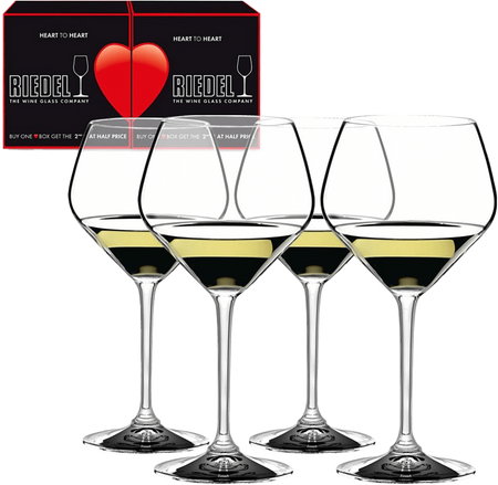 Riedel Heart to Heart Chardonnay (4 glasses set)