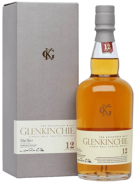 Glenkinchie 12 y.o. single malt scotch whisky (gift box)