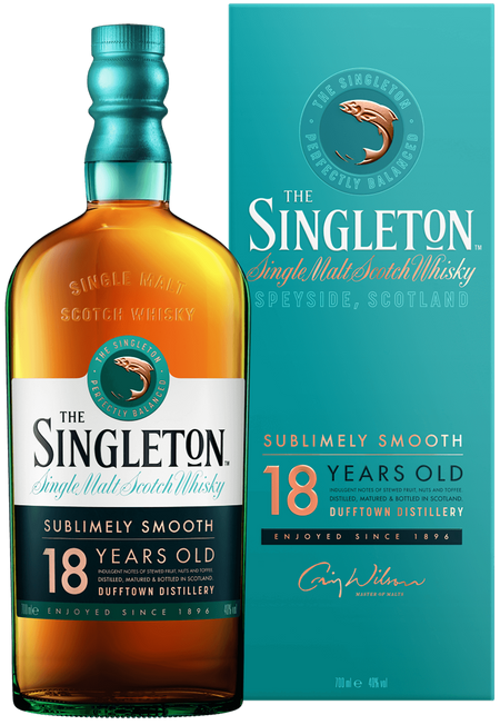 Dufftown Singleton 18 y.o. single malt scotch whisky (gift box)