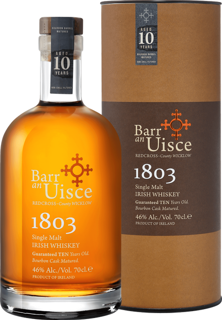 Barr an Uisce 1803 Single Malt Irish Whiskey 10 YO (gift box)
