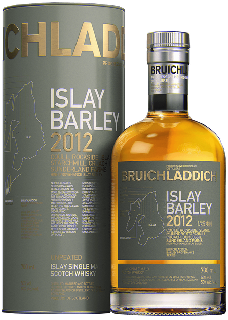 Bruichladdich Islay Barley single malt scotch whisky (gift box)