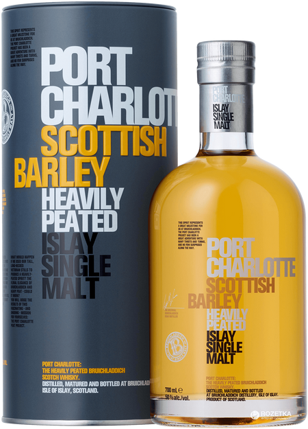 Bruichladdich Port Charlotte Scottish Barley single malt scotch whisky (gift box)