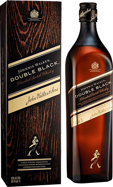 Johnnie Walker Double Black Blended Scotch Whisky (gift box)