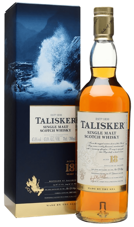 Talisker 18 Years Old Single Malt Scotch Whisky (gift box)