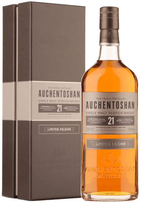 Auchentoshan Single Malt Scotch Whisky 21 y.o. (gift box)