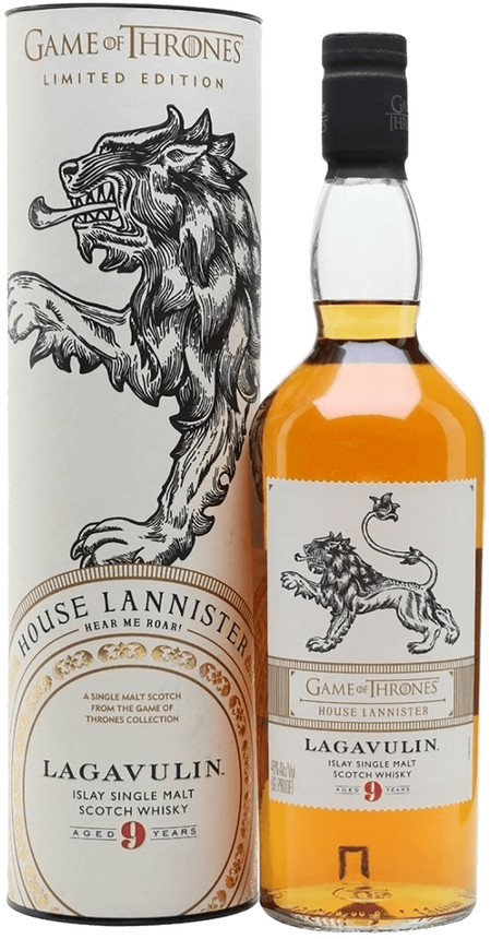 Game of Thrones House Lannister Lagavulin 9 y.o. Islay Single Malt Scotch Whisky (gift box)