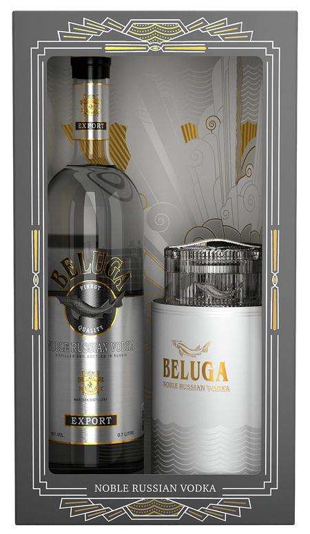 Beluga Noble Export (gift box with caviar serving dish)