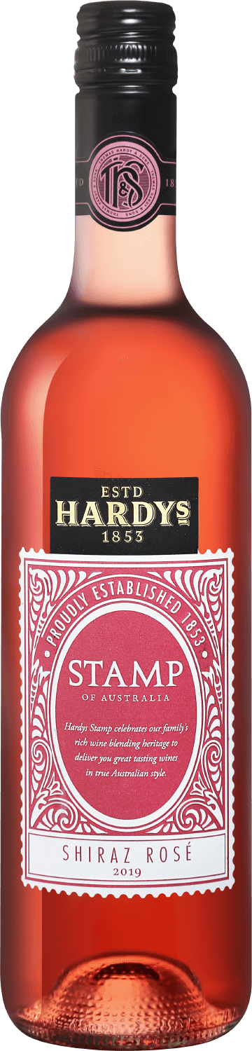 Stamp Shiraz Rose South Eastern Australia Hardy’s