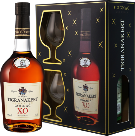 Tigranakert XO (gift box with 2 glasses)