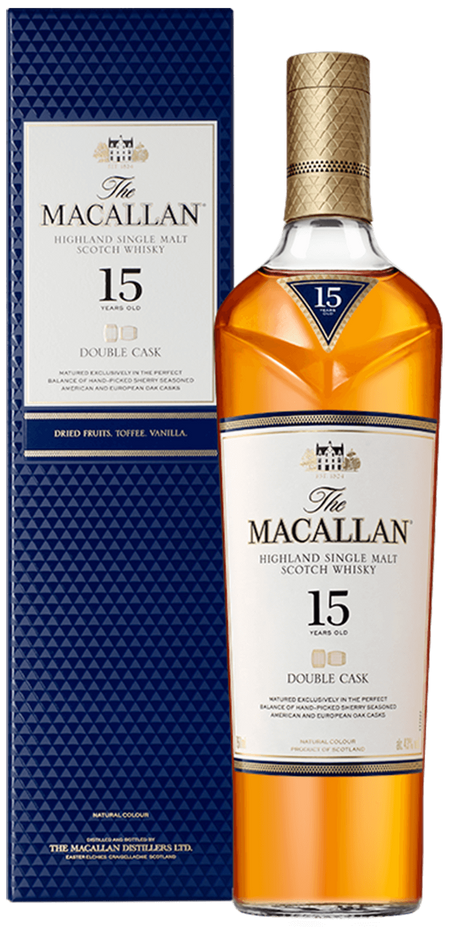 Macallan Double Cask 15 y.o. Highland single malt scotch whisky (gift box)