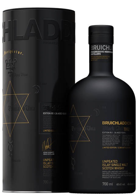 Bruichladdich Black Art Edition 05.1 24 aged years single malt scotch whisky (gift box)
