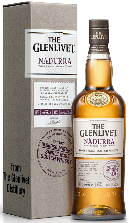 The Glenlivet Nadurra Oloroso Matured single malt scotch whisky (gift box)