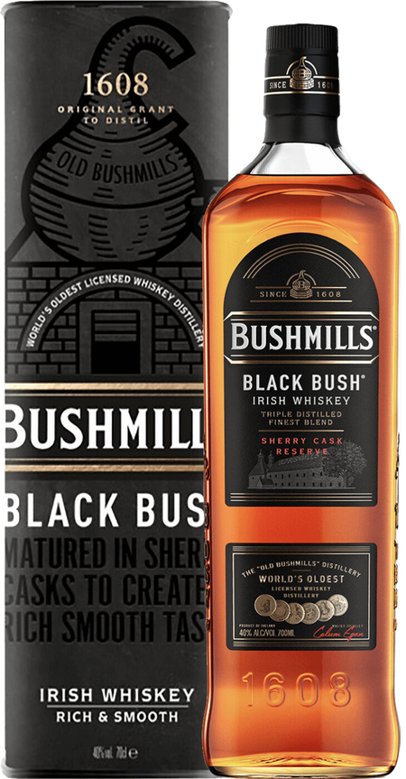 Bushmills Black Bush Blended Irish Whiskey (gift box)