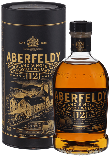 Aberfeldy 12 Years Old Highland Single Malt Scotch Whisky (gift box)