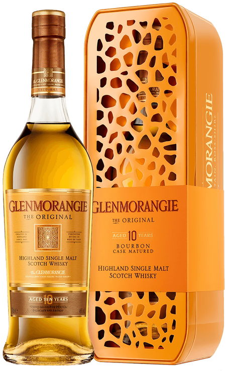 Glenmorangie The Original 10 years single malt scotch whisky (gift box Giraffe)
